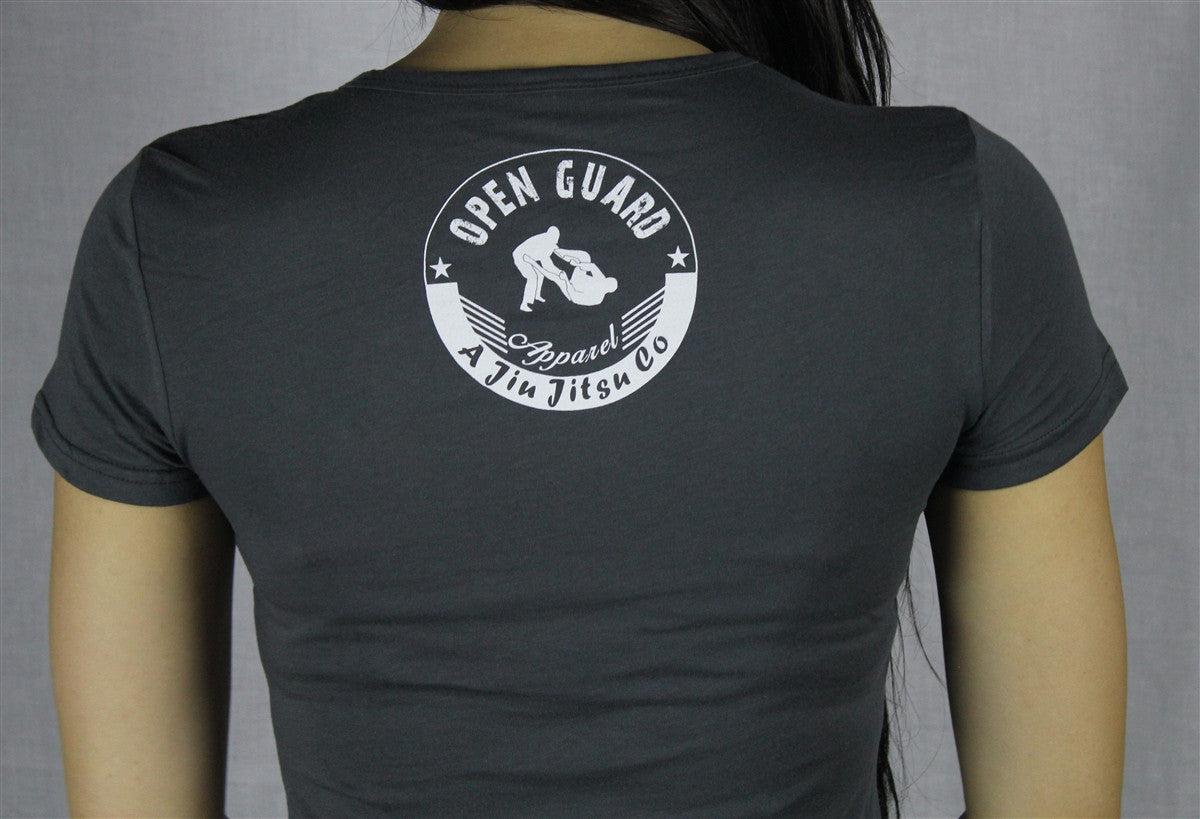 Jiu Jitsu Evolution T-shirt. Open Guard Apparel.