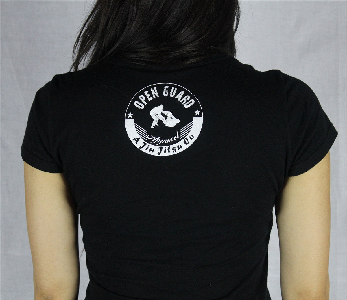 Jiu Jitsu Evolution Female T-Shirt Black from Open Guard Apparel.