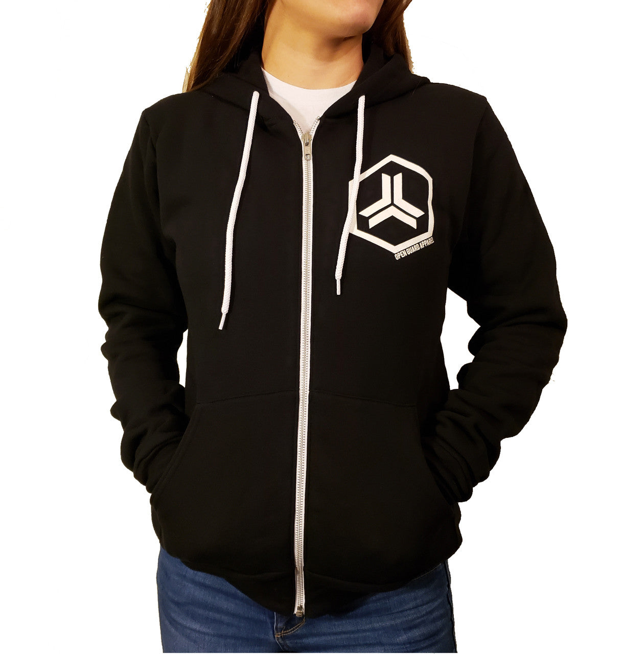 Open Guard Apparel Hex Zip Up Hoodie (Black) Now available at www.openguardapparel.com
Very clean design for your Jiu-Jitsu Junkie
