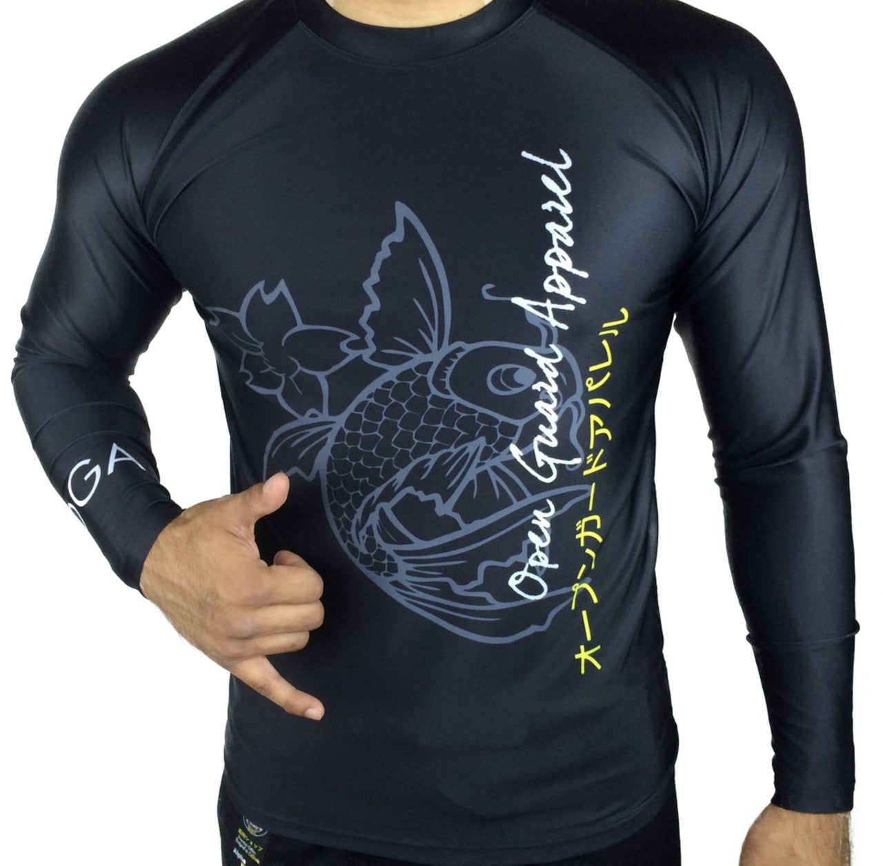 Open Guard Apparel's Kool Koi Long Sleeve Rashguard,