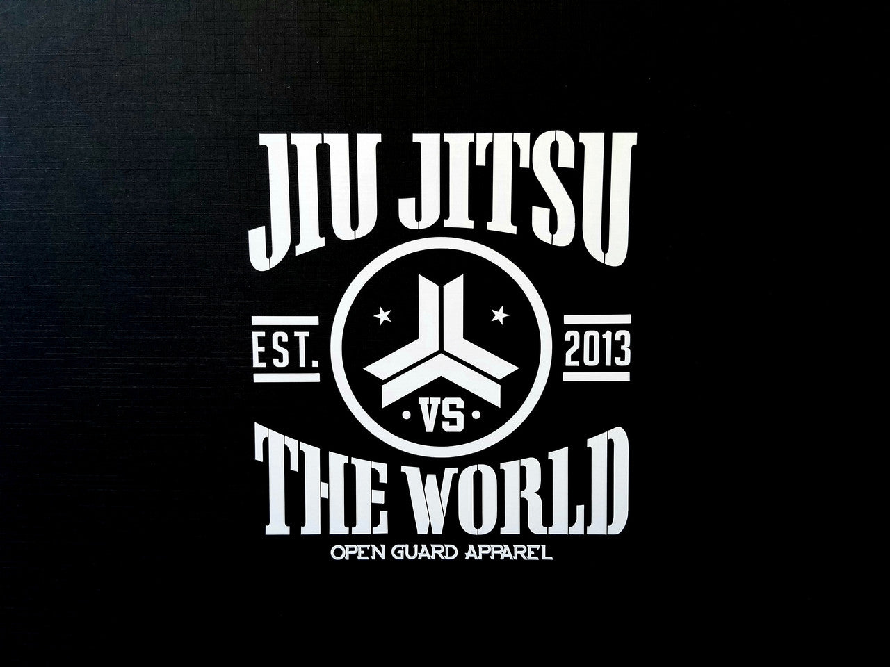Open Guard Apparel Jiu Jitsu Vs The World Decals 9"