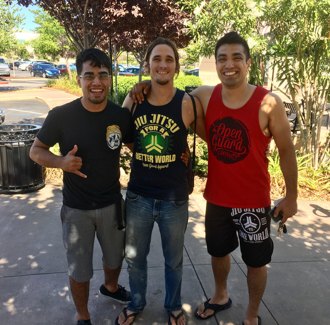 Black belts on board! OGA's Manny Moreno promoted to black belt; Welcome to Jonathan Van Buren; new ranked rashguards!