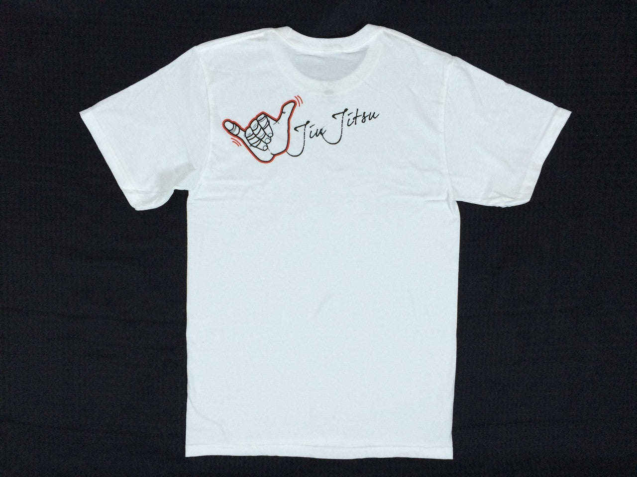 Jiu Jitsu Shaka BJJ T-Shirt (White) from Open Guard Apparel.