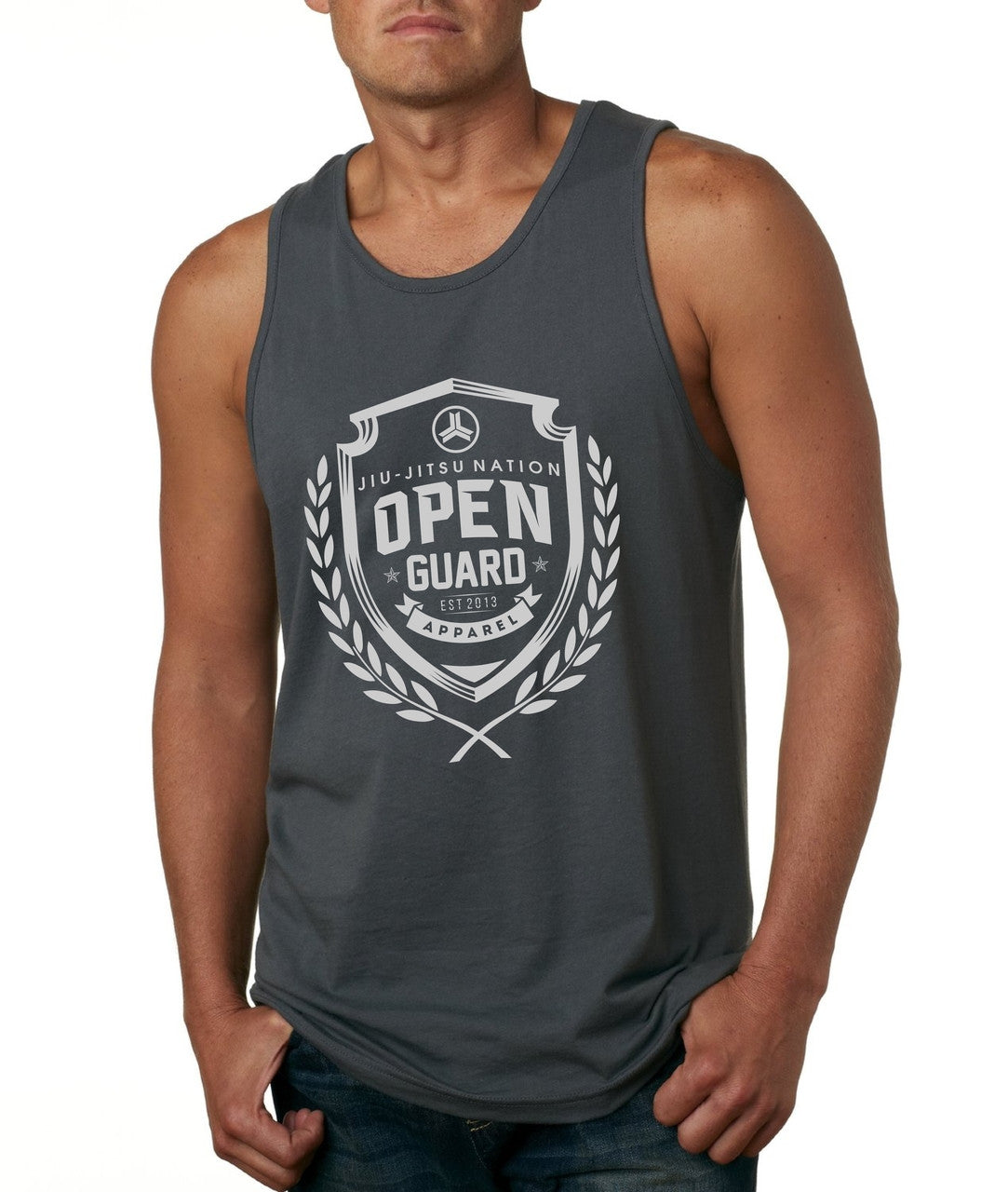 Open Guard Apparel Jiu-Jitsu Nation Charcoal T-Shirts.  Available at www.openguardapparel.com

Summer Ready!