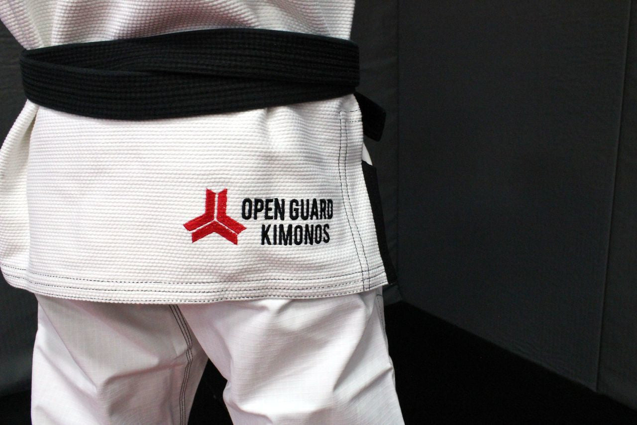 Open Guard Apparel Champion Gi  in white Available at www.openguardapparel.com

Enjoy premium bjj gear for the family. 