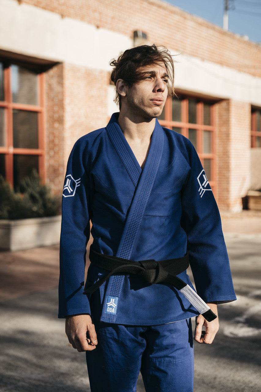 Pedro Silva in our Hex Classic Gi in Blue.   Now available at www.openguardapparel.com

Join our our team