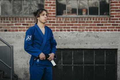 Pedro Silva in our Hex Classic Gi in Blue.   Now available at www.openguardapparel.com

Join our our team