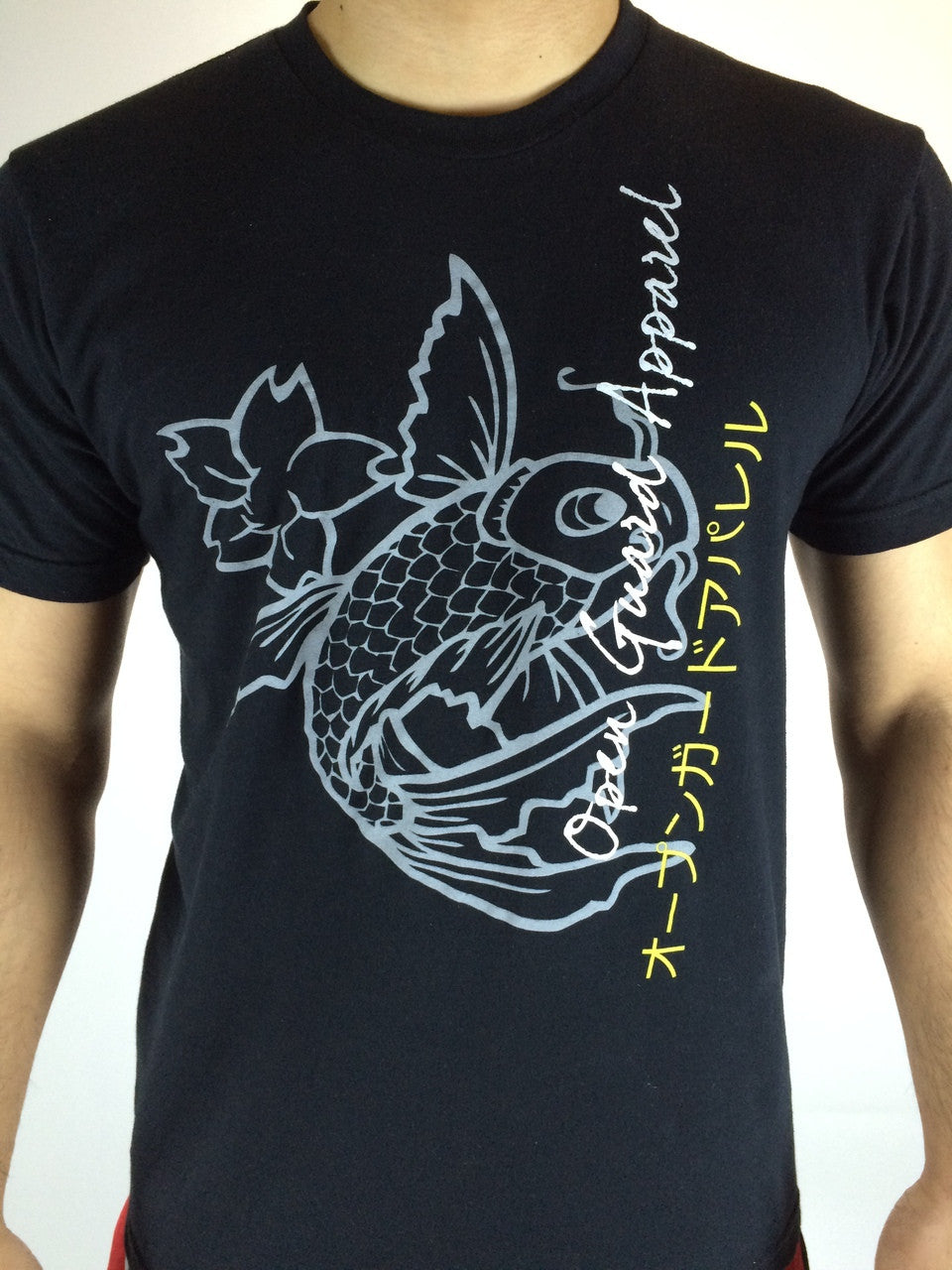 Calm Koi T-Shirt from Open Guard Apparel.  Japanese inspired BJJ T-Shirt