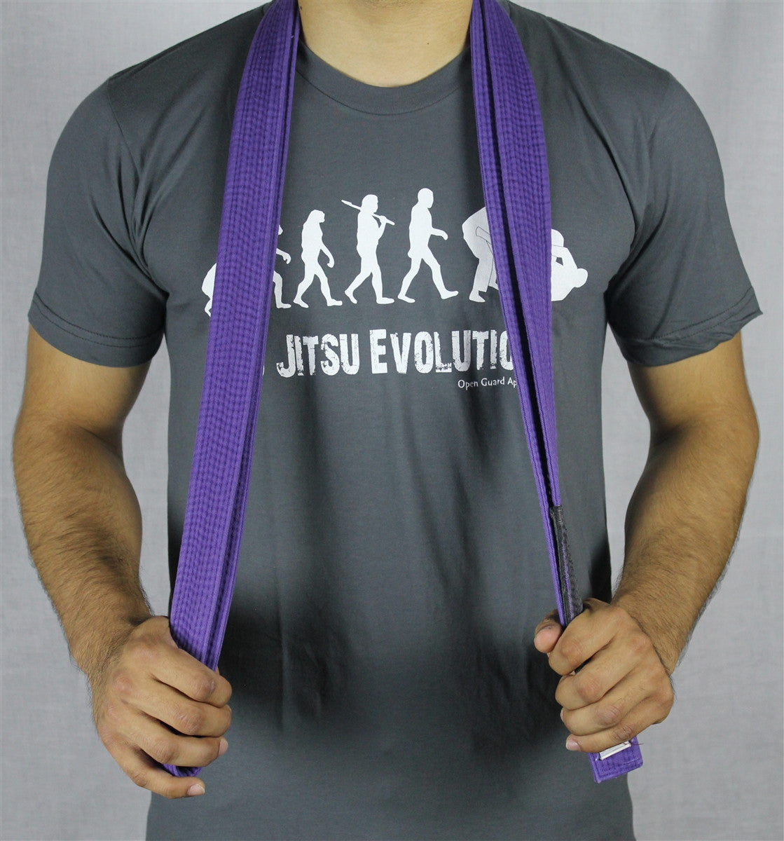 Jiu Jitsu Evolution T-Shirt in Grey from Open Guard Apparel. 