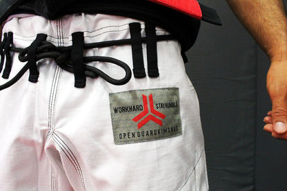 Open Guard Apparel Champion Gi  in white Available at www.openguardapparel.com

Enjoy premium bjj gear for the family. 