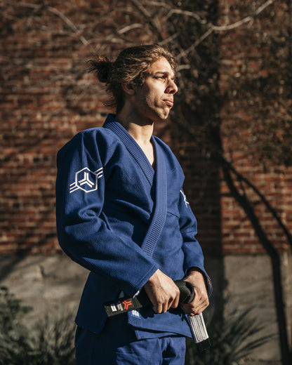 Pedro Silva in our Hex Classic Gi in Blue.   Now available at www.openguardapparel.com

Join our our team