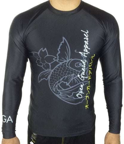 Open Guard Apparel's Kool Koi Long Sleeve Rashguard, 