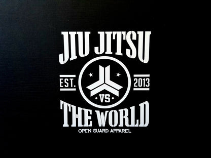 Open Guard Apparel Jiu Jitsu Vs The World Decals 9" 