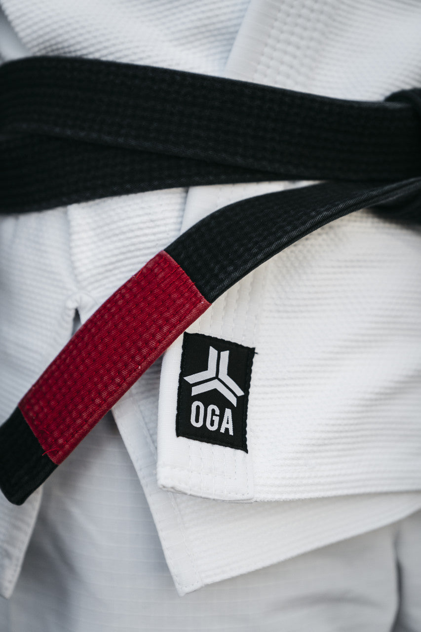 Black belt on the hex classic gi in white.  Join the team today