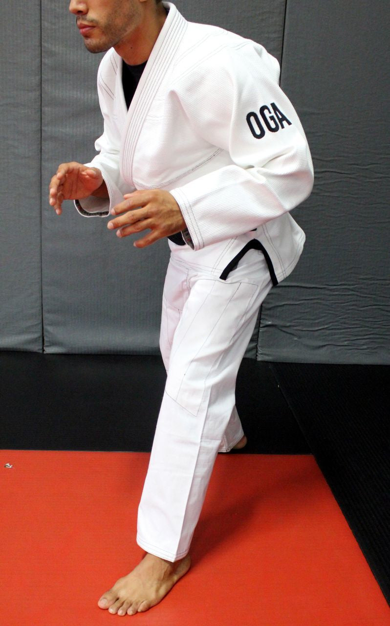 Open Guard Apparel Champion Gi  in white Available at www.openguardapparel.com

Enjoy premium bjj gear for the family. 